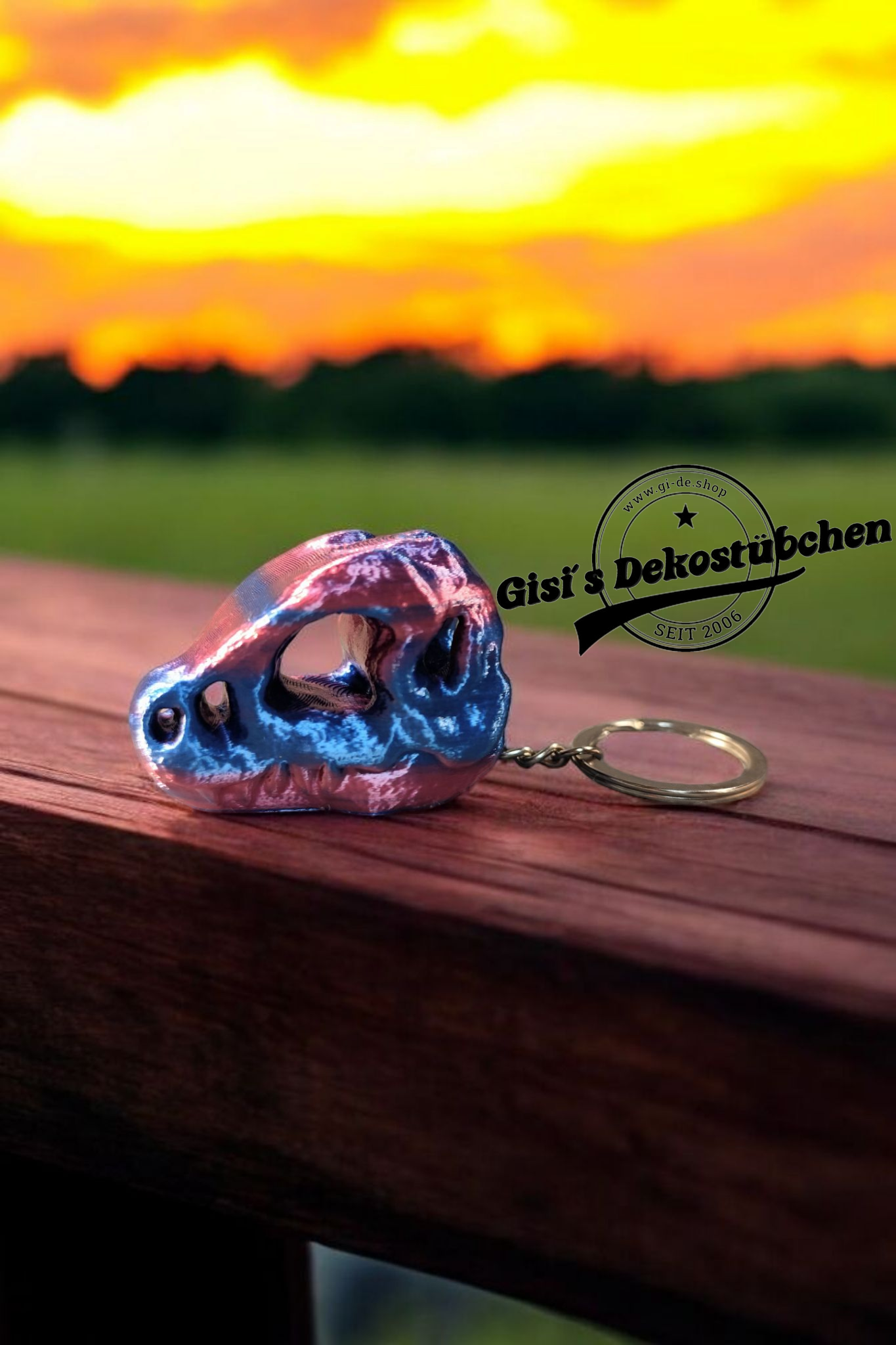 Trex Dinosaur Keychain 