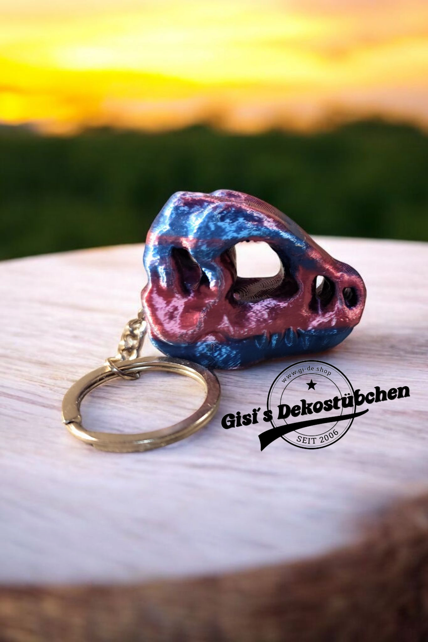 Trex Dinosaur Keychain 