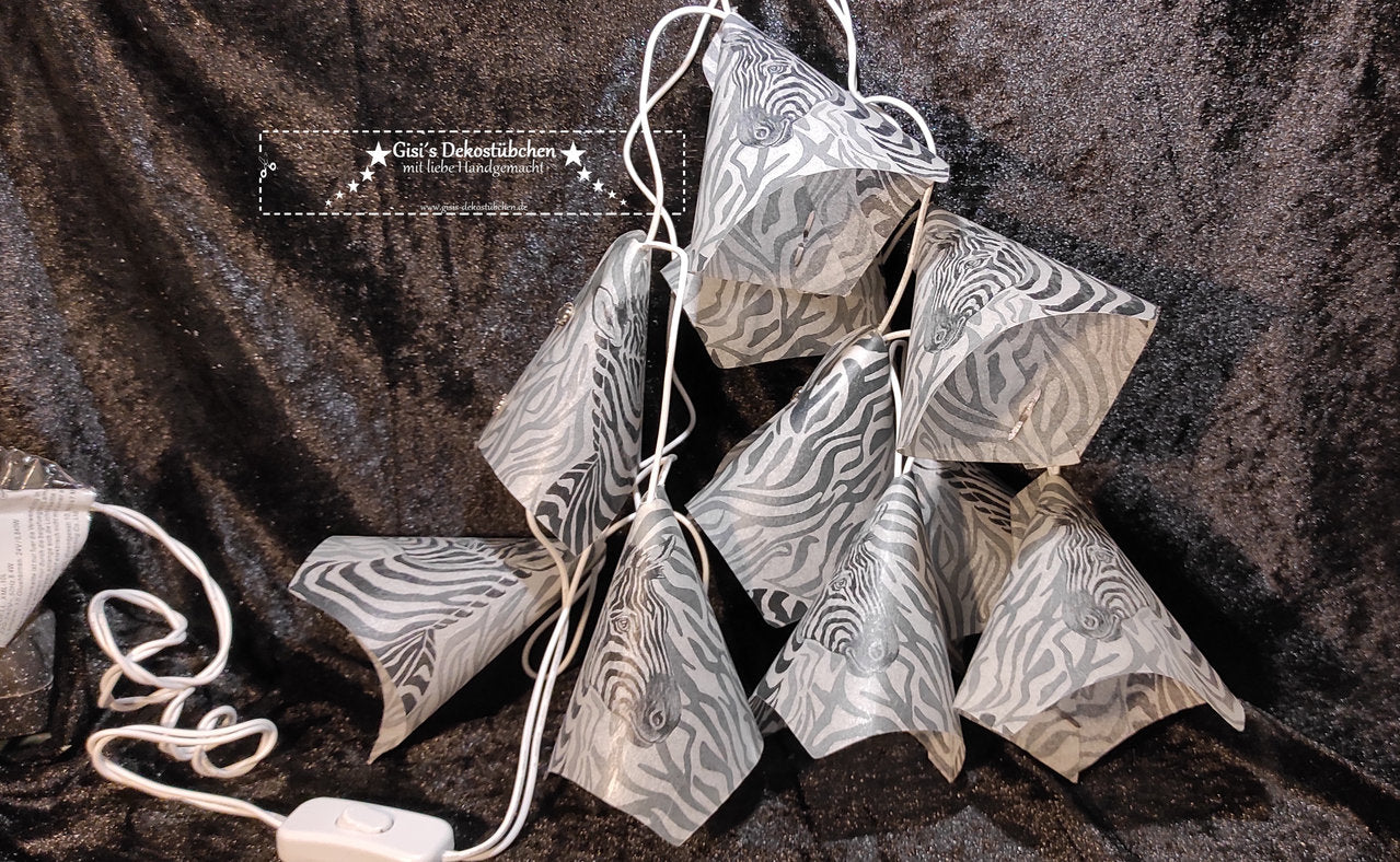 UNIQUE magical fairy lights cute zebra NEW with LED