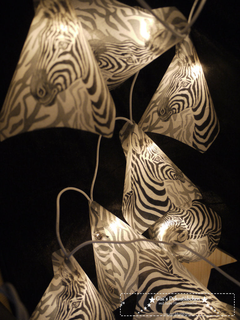 UNIQUE magical fairy lights cute zebra NEW with LED