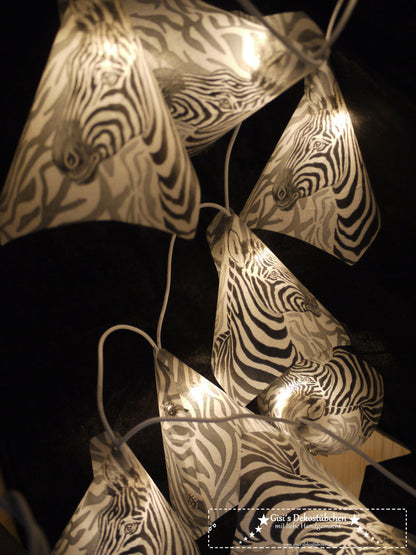 UNIQUE magical fairy lights cute zebra NEW with LED