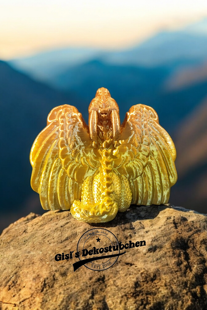 USB cable holder dragon