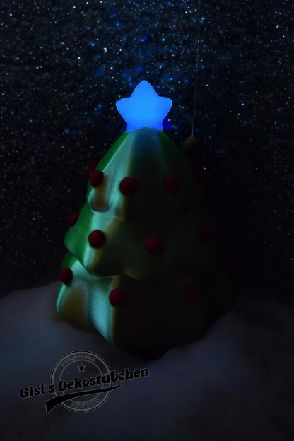 Weihnachtsbaumbehälter - 3D gedrucktes festliches Süßigkeitenglas oder Geschenkbox
