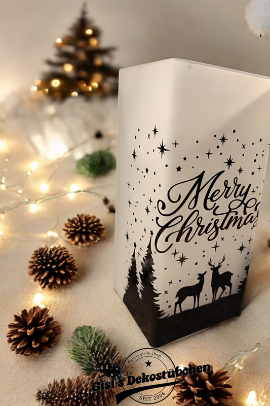 Weihnachtslampe Merry Christmas