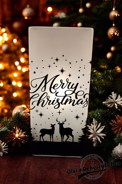 Weihnachtslampe Merry Christmas