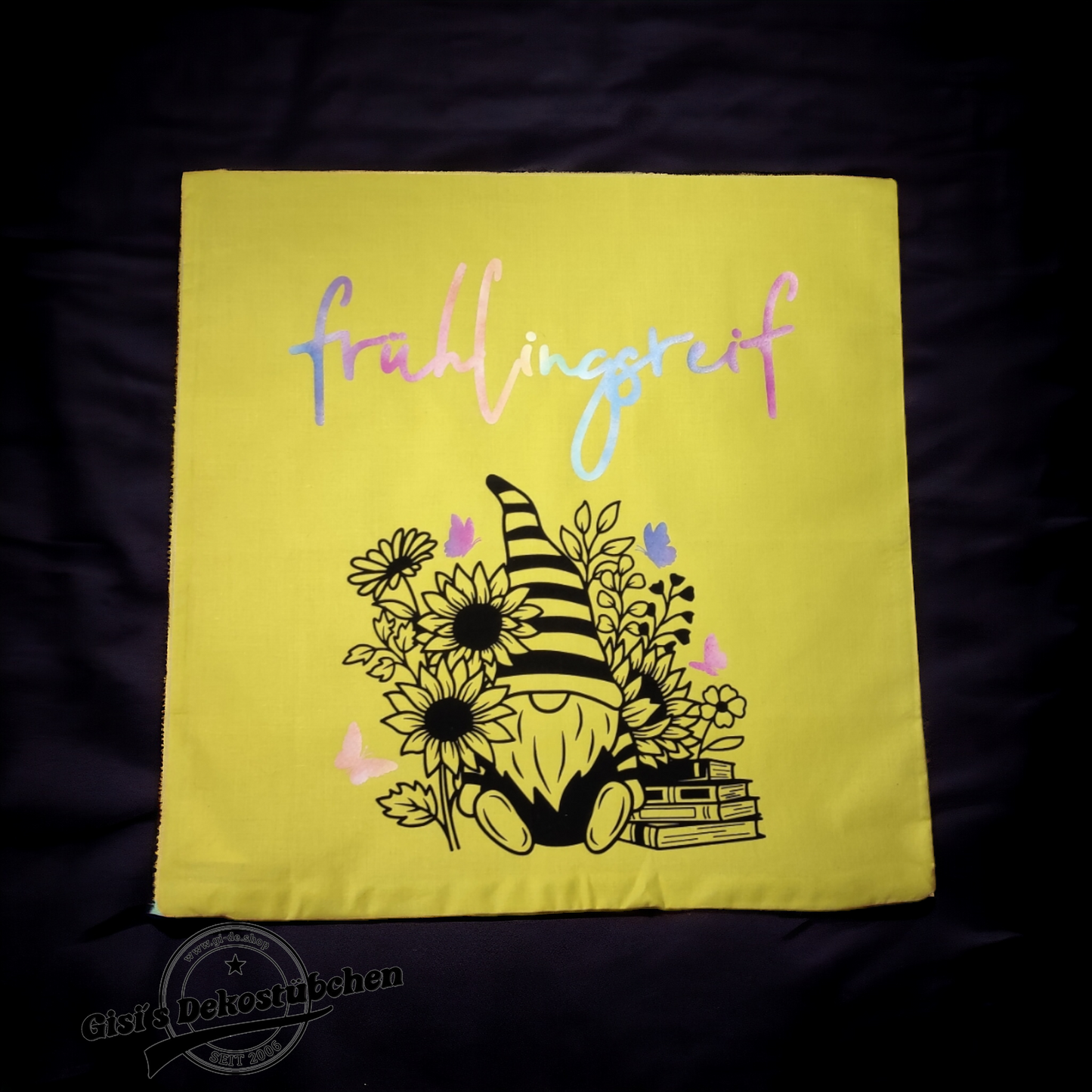 Gnome pillow covers 40x40 cm, gnome pillowcase