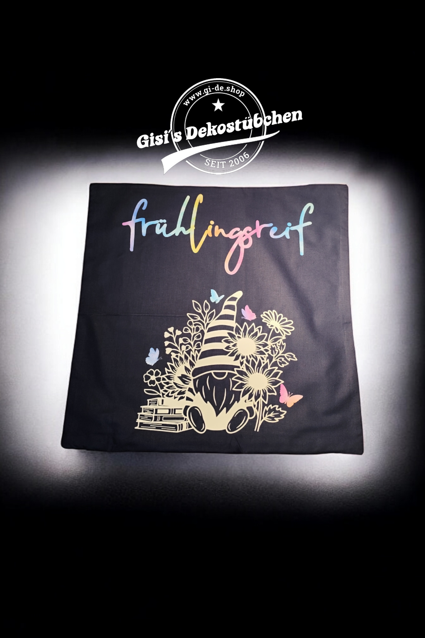 Gnome pillow covers 40x40 cm, gnome pillowcase