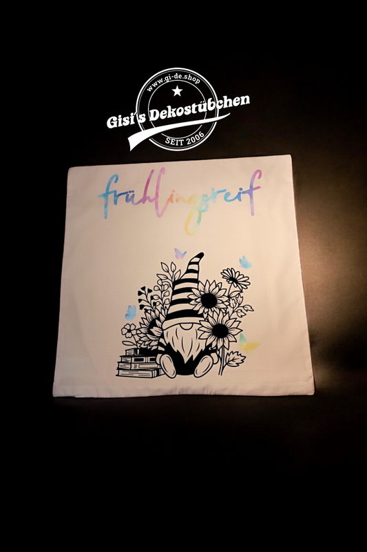 Gnome pillow covers 40x40 cm, gnome pillowcase