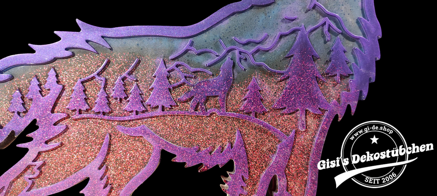 Wolf wall panel epoxy resin