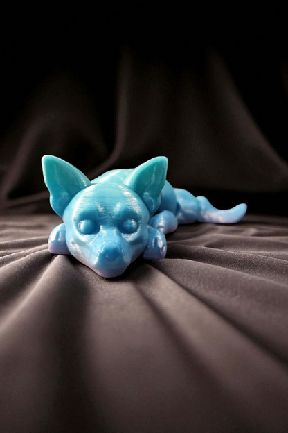 XL Flexi Chihuahua 3D print – posable dog figure made of PLA – approx. 22 cm – custom color available