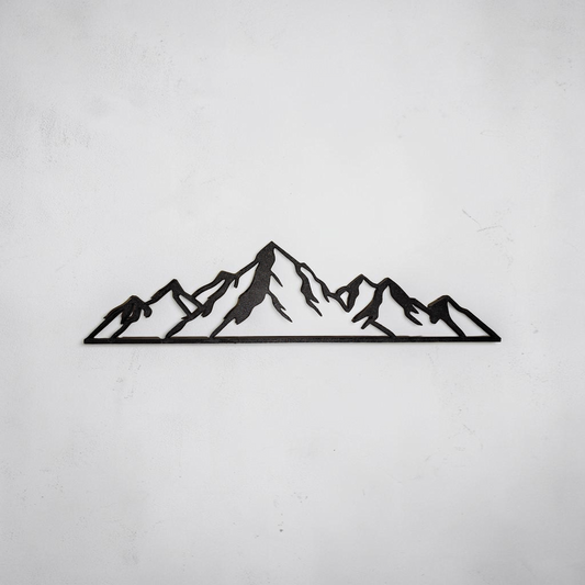 Zillertal Mountains Wall Decor 3D Print
