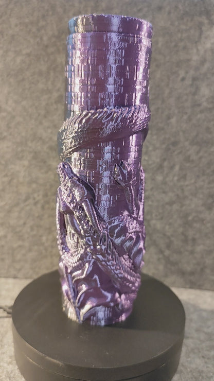 3D printed dragon can screw cap