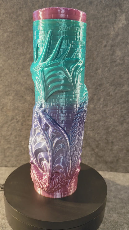 3D printed dragon can screw cap